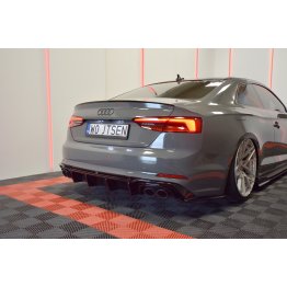 Диффузор заднего бампера на Audi S5 B9